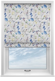 Grove, Saxon Blue - Twist&Fit Roman Blind